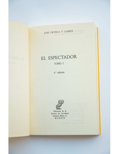 El espectador. Tomo I