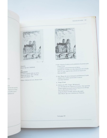 Maurice de Vlaminck catalogue raisonné de l'oeuvre gravé : gravures sur bois, gravures sur cuivre, lithographies