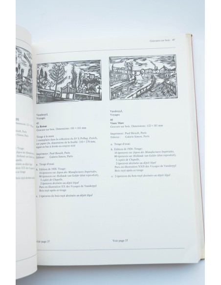 Maurice de Vlaminck catalogue raisonné de l'oeuvre gravé : gravures sur bois, gravures sur cuivre, lithographies