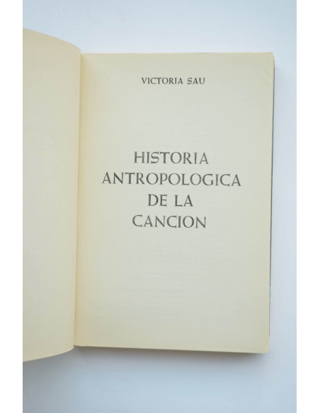 Historia antropológica de la canción