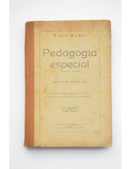 Pedagogía especial. Segunda parte