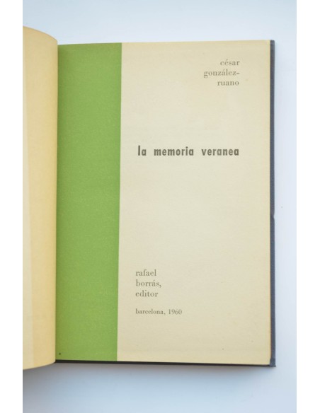 La memoria veranea