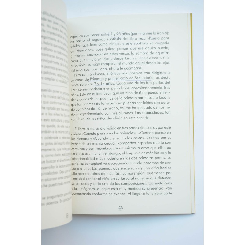 Pensar en verso. Poesía para niños que leen con...