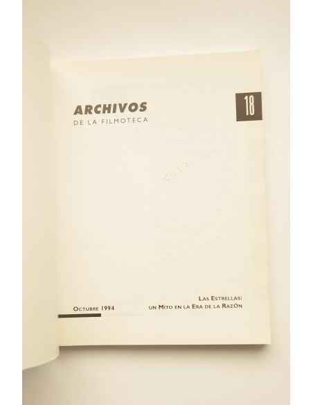 Archivos de la Filmoteca -- Nº 18 (octubre 1994)