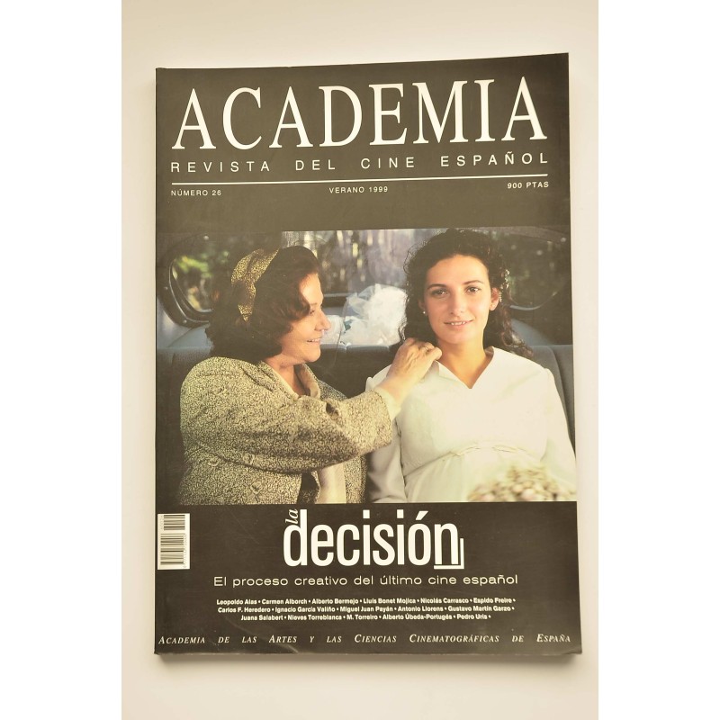 Academia : revista del cine español. -- N. 26 (verano 1999)