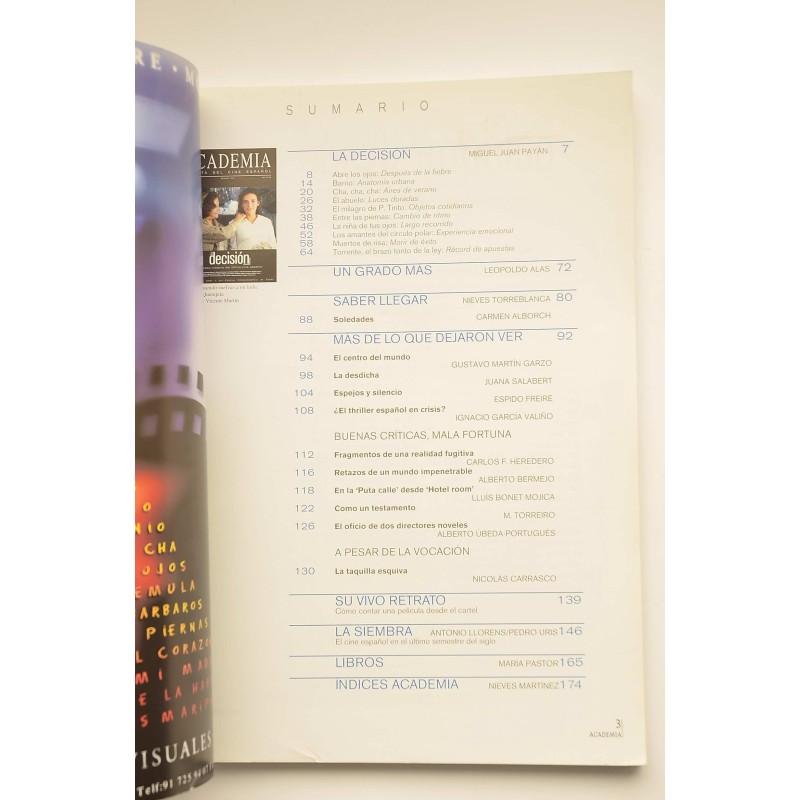Academia : revista del cine español. -- N. 26...
