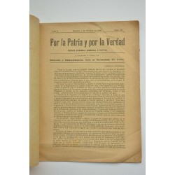 POR la PATRIA  y por la verdad : revista quincenal... 2