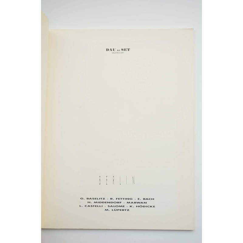 BERLIN : catálogo de exposiciones, 1986