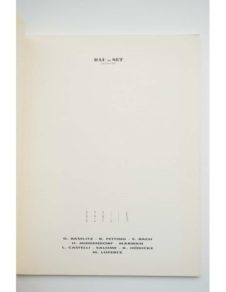 BERLIN : catálogo de exposiciones, 1986