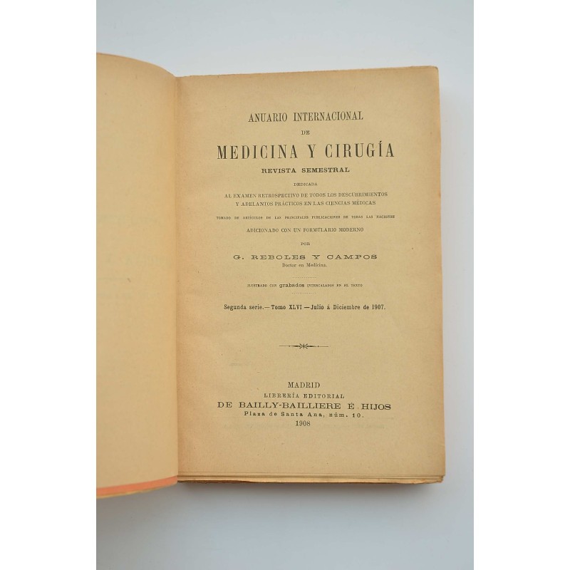 Anuario internacional de medicina y cirugía :...
