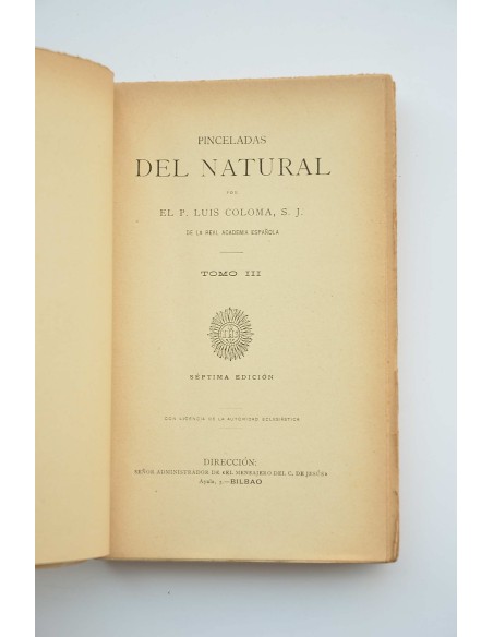 Pinceladas del natural. Tomo III
