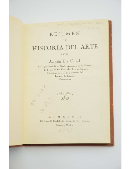 Resumen de historia del arte