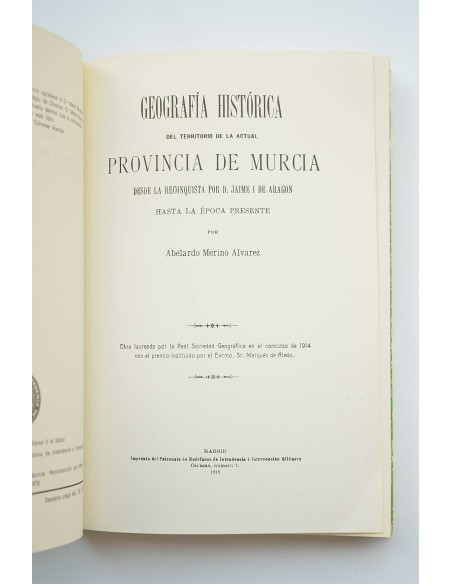 Geografía histórica de la provincia de Murcia