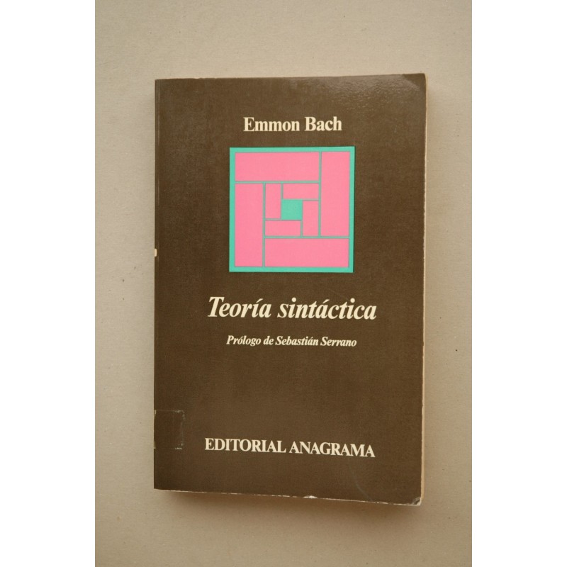 Teoría sintáctica