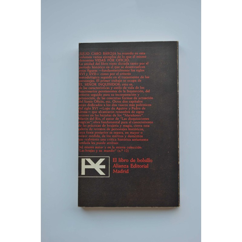 El señor inquisidor y otras vidas por oficio