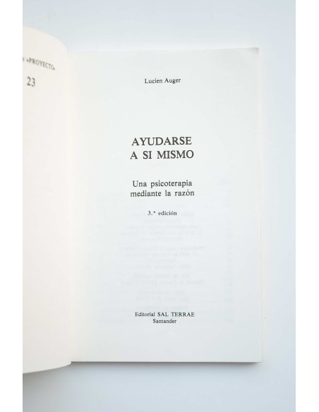 Ayudarse a sí mismo : una psicoterapia mediante la razón