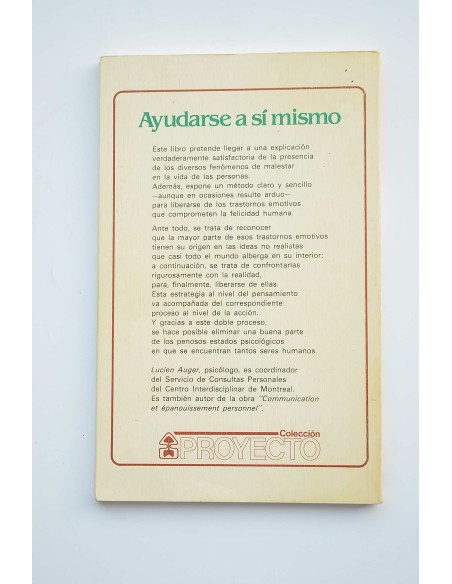Ayudarse a sí mismo : una psicoterapia mediante la razón