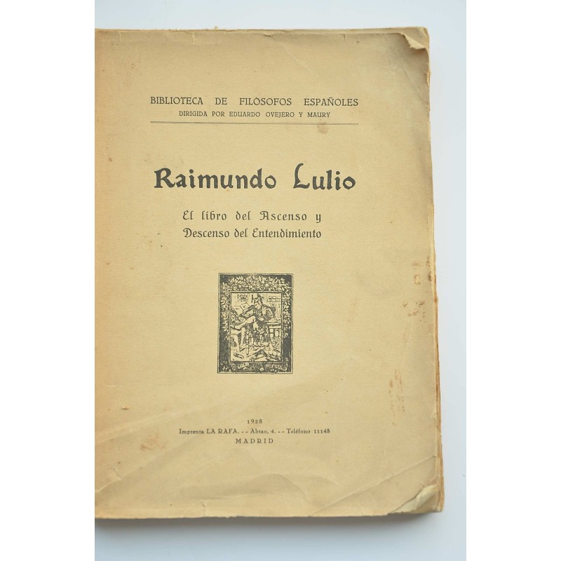 El libro del ascenso y descenso del entendimiento