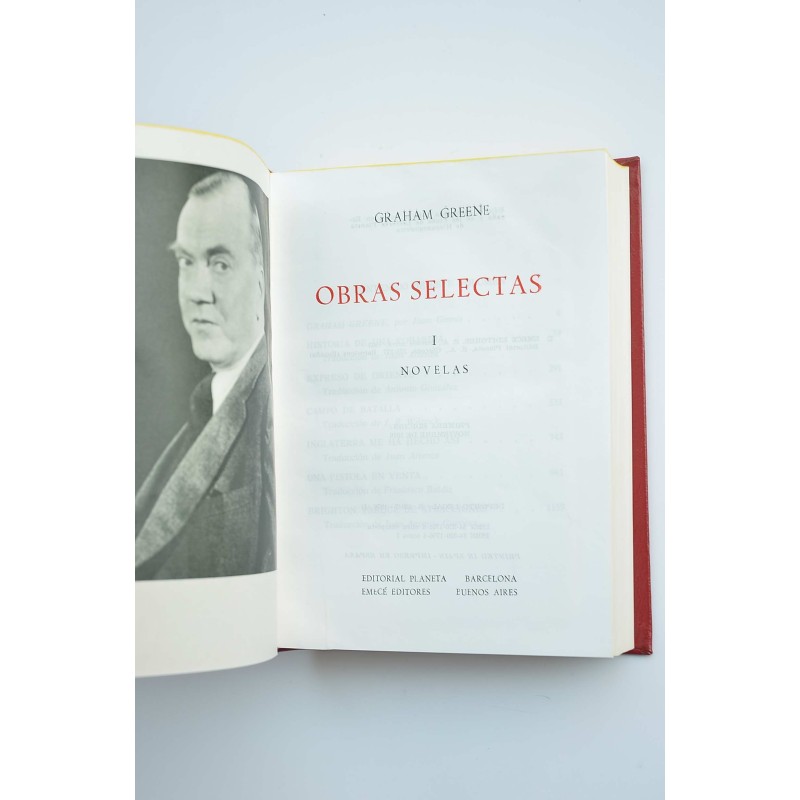Graham Greene. Obras selectas. Tomo I. Novelas