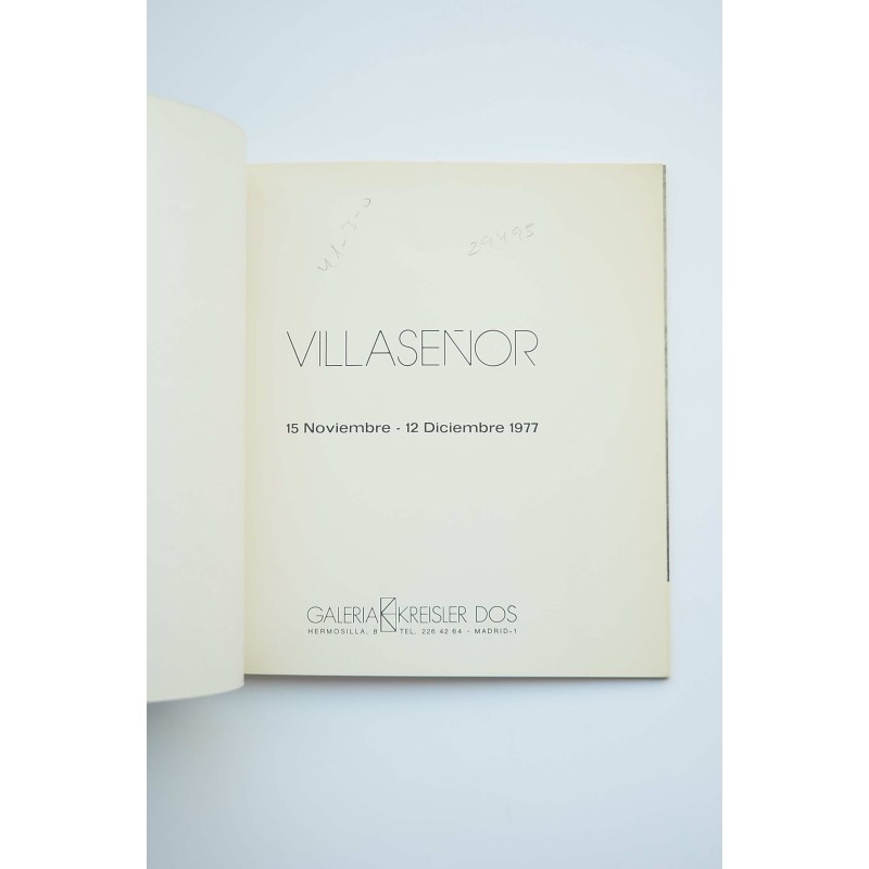 Villaseñor. Cátalogo de exposiciones, Galeria...