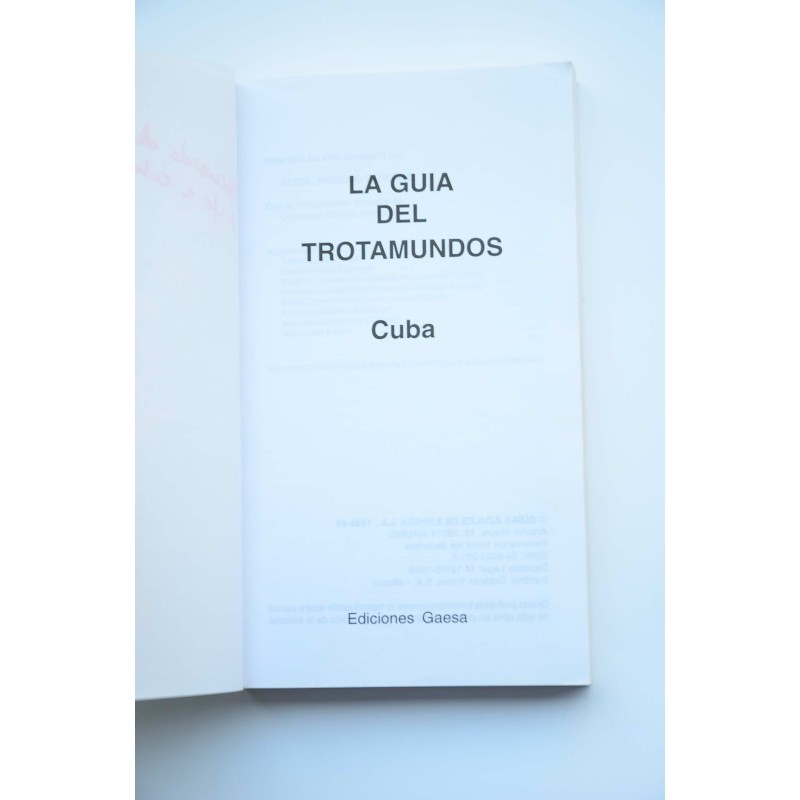 La guía del trotamundos. Cuba