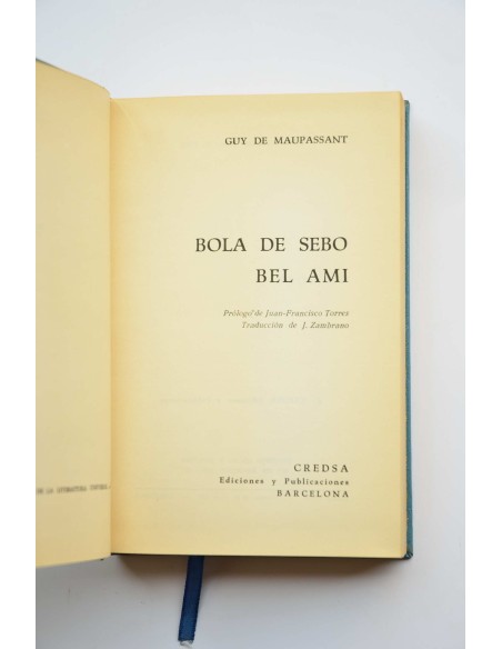 Bola de sebo - Bel Ami