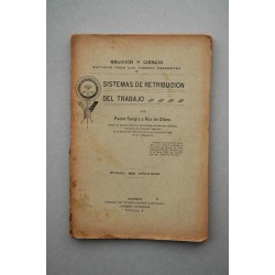 Sistemas de retribución del trabajo