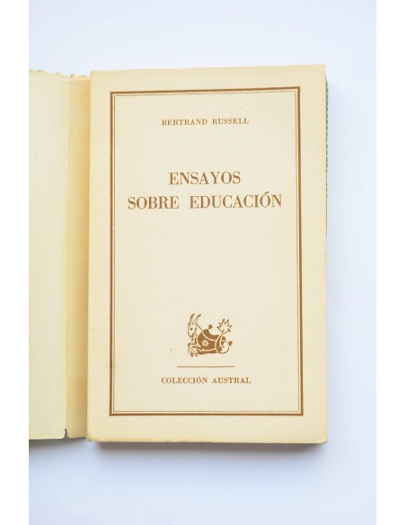 Ensayos sobre educación. Especialmente en los años infantiles