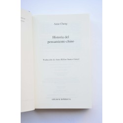 Historia del pensamiento chino 2