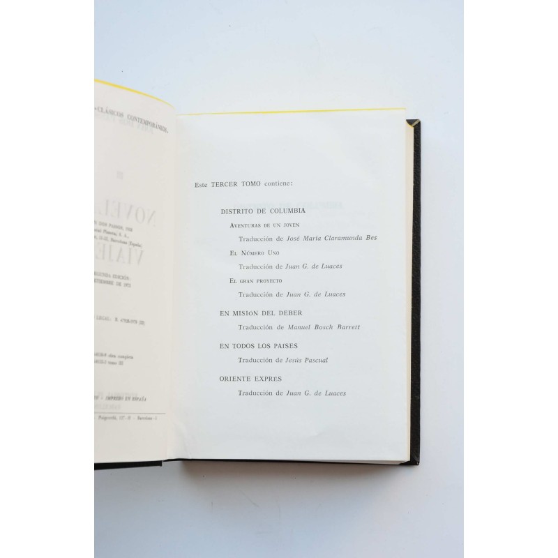 John Dos Passos. Tomo III. Novelas y Viajes