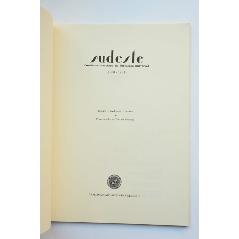Sudeste. Cuaderno murciano de literatura...