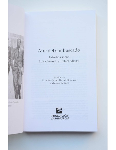 Aire del sur buscando. Estudios sobre Luis Cernuda y Rafael Alberti