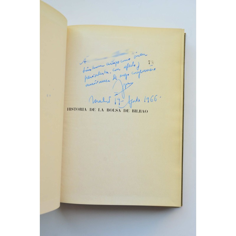 Historia de la Bolsa de Bilbao. 75 años: 1890 -...