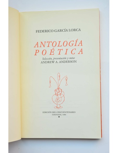 Federico García Lorca. Antología poética