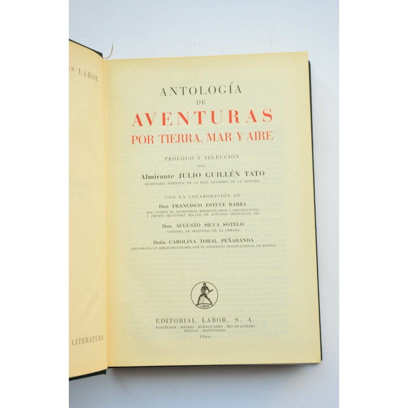 Antología de aventuras por Tierra, Mar y Aire