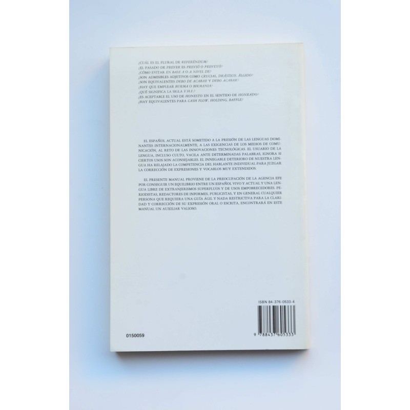 Manual del español urgente