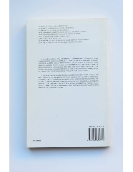 Manual del español urgente