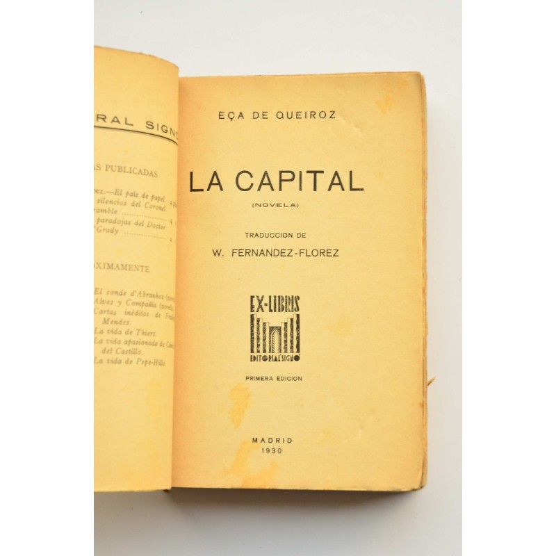 La Capital : novela