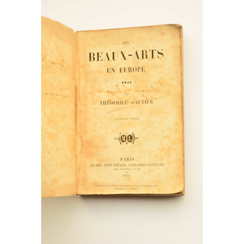 Les beaux-arts en Europe, 1855. Première sèrie