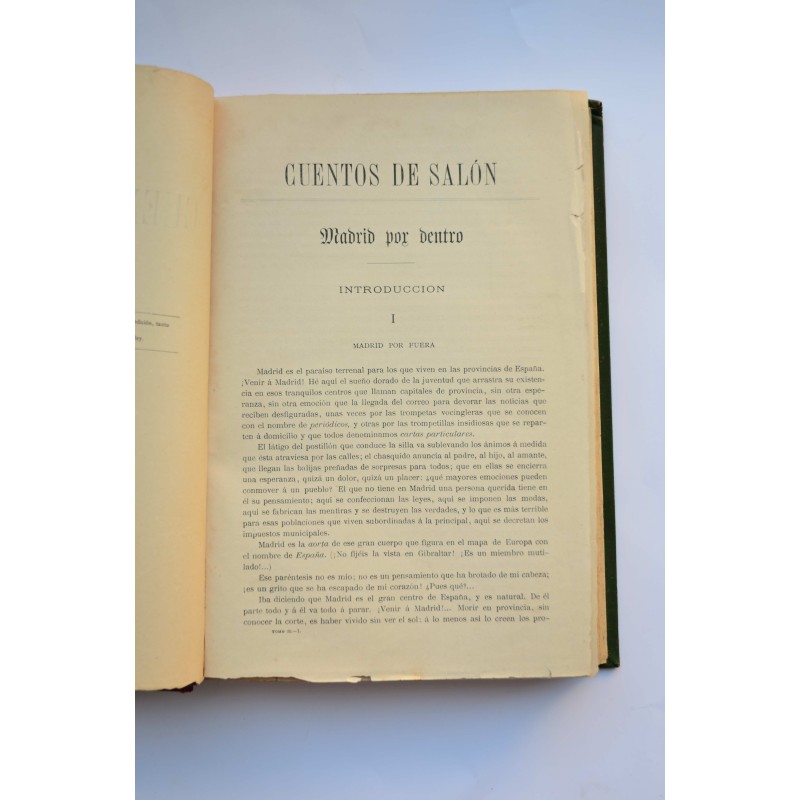 Cuentos de salón. Tomo Segundo