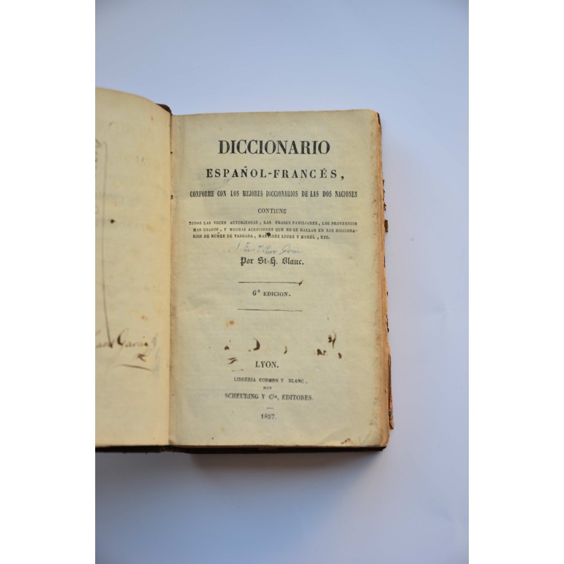 Diccionario español - francés