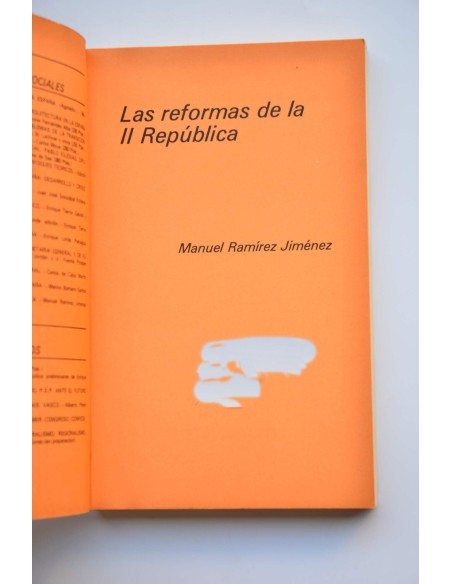 Las reformas de la II República