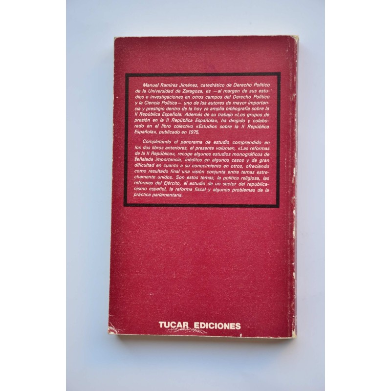 Las reformas de la II República