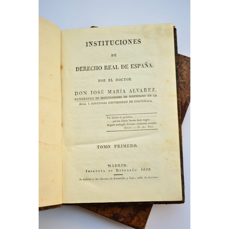 Instituciones de Derecho Real de España