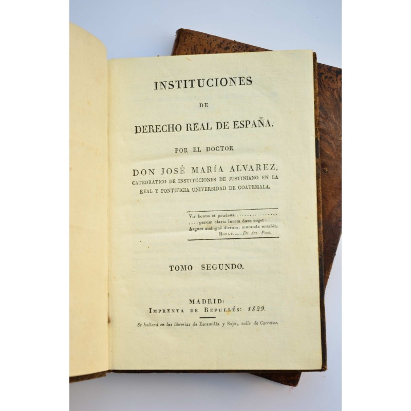 Instituciones de Derecho Real de España
