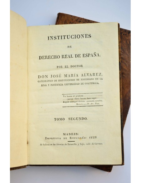 Instituciones de Derecho Real de España
