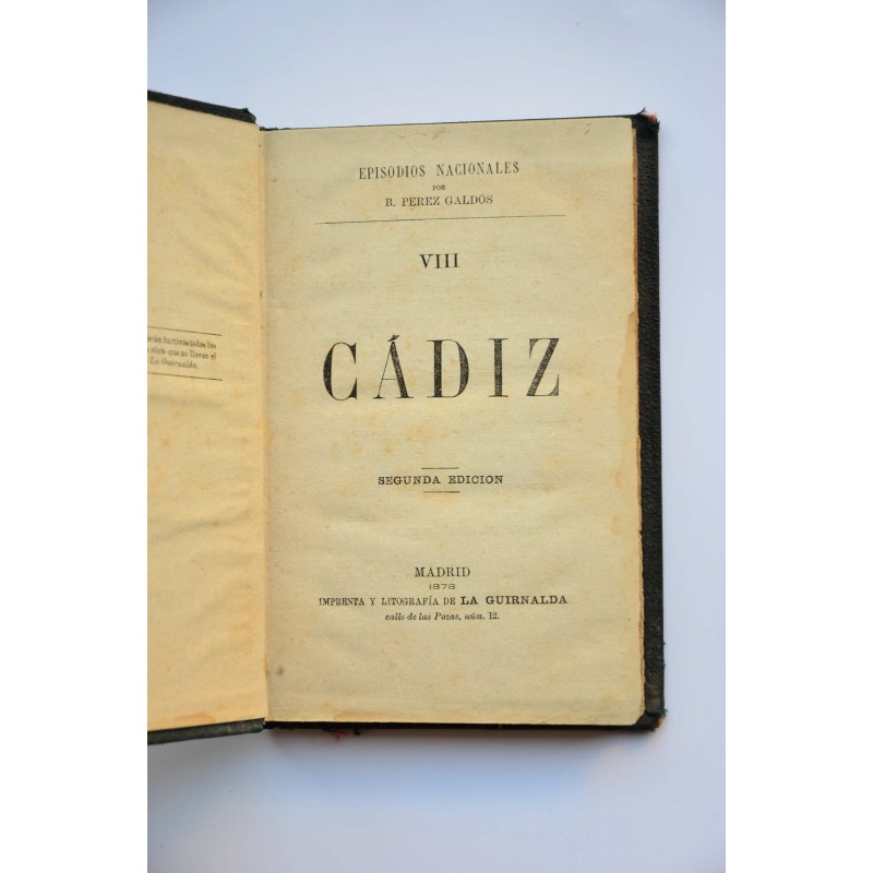 Episodios Nacionales. Cádiz