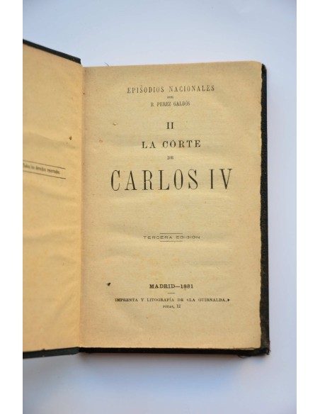 Episodios Nacionales. La Corte de Carlos V