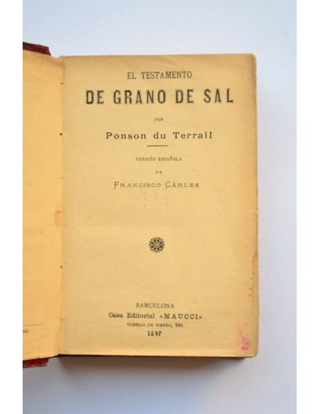 El testamento de grano de sal - Daniela