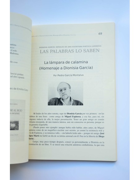 Ágora. Papeles de arte gramático. Vol. 1, 2013. Monográfico especial. Dionisia García
